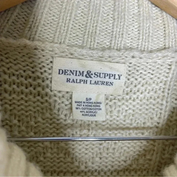 Ralph Lauren Denim & Supply Cotton Cowl Neck Sweater Size Small - Picture 4 of 7